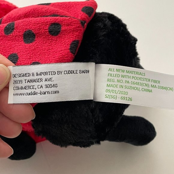 Cuddle Barn Plush Luv Bugs Ladybug Talking Says 4 Messages Stuffed Animal Toy 9" - Picture 11 of 12